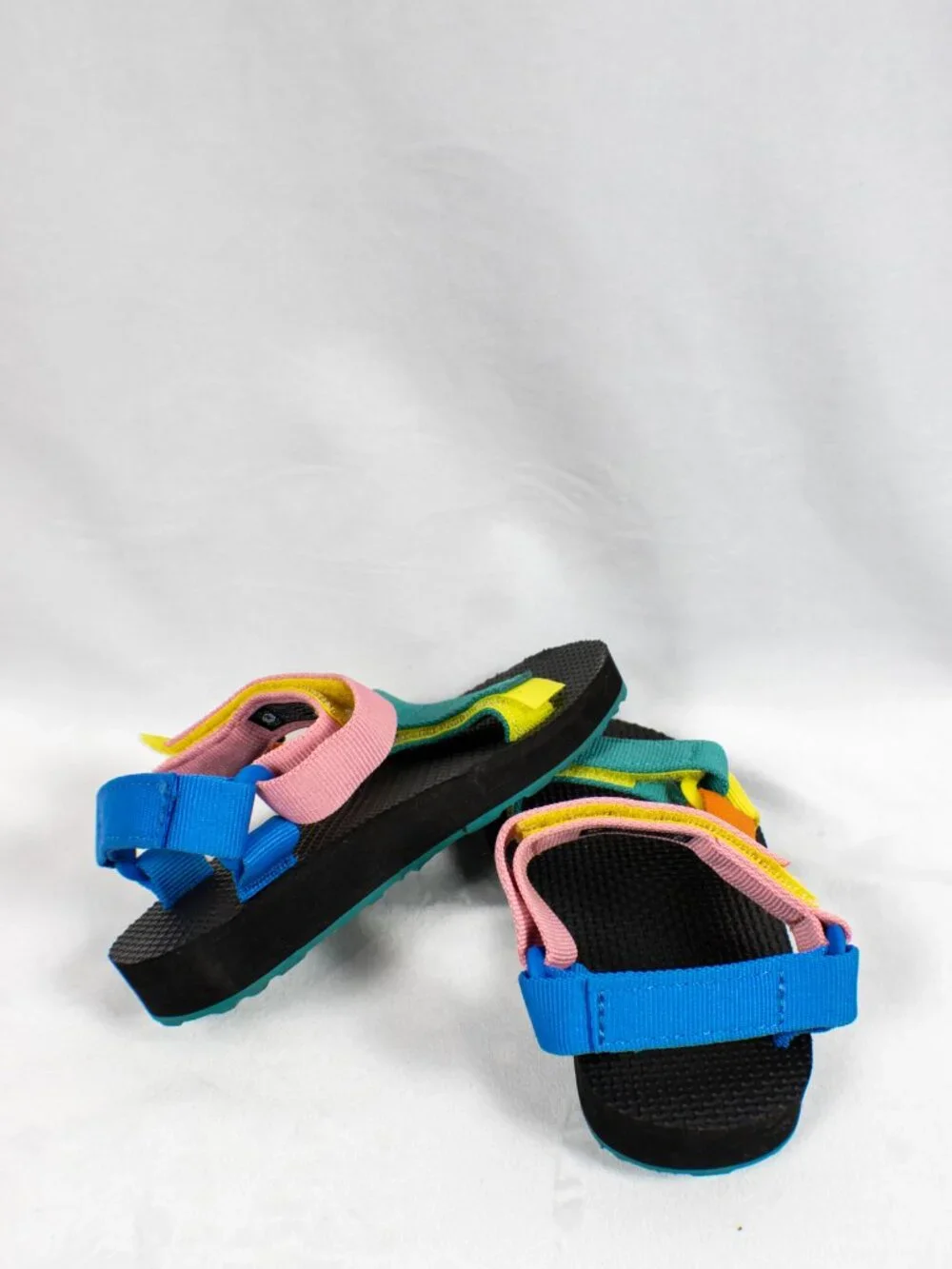 Teva Original Universal Multi Color Block Strappy Sport Sandals Size 6